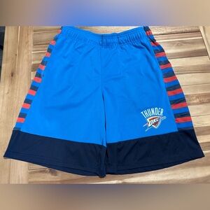 NBA men’s okc thunder basketball shorts large